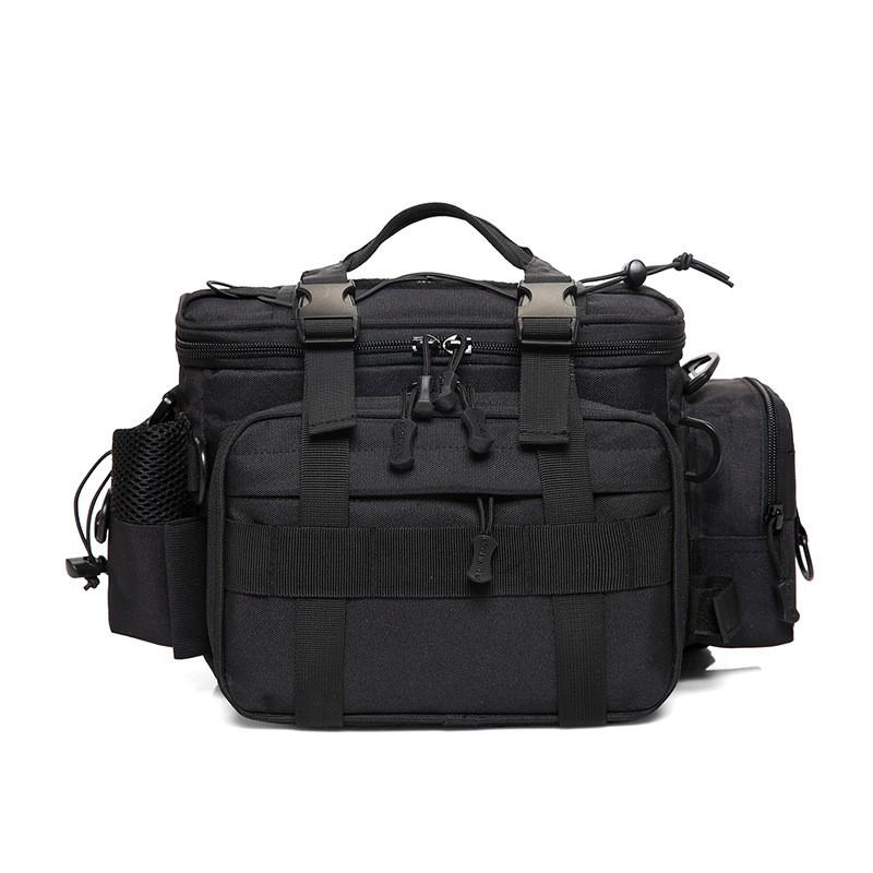 Multi-Functional Waterproof Fishing Waist Pack With Rod Storage Adjustable Shoulder Strap Outdoor Tactical Bag Angling