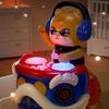 Electric Disc Making DJ Cat Cool Sound and Light Swing Universal Driving Suitable for Children's Gifts Halloween and Christmas