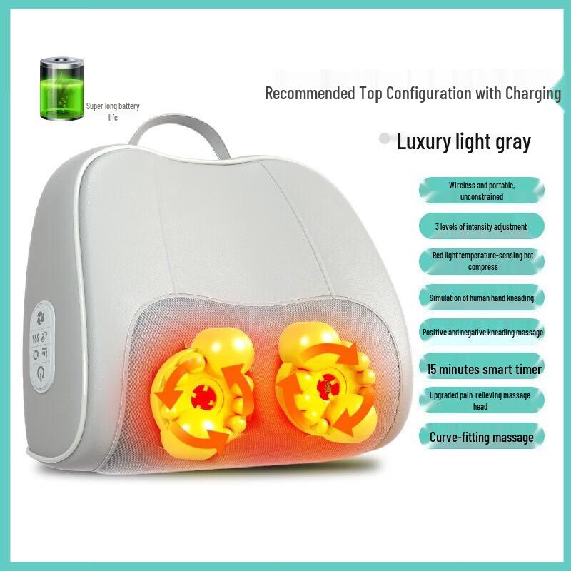 Enlong Smart Portable Kneading Massager Pillow CN Plug (adapter Included)
