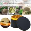 Spice Grinder Manual Food Grade Anti-crack Round Aluminum Alloy Labor-saving Better Tightness Easy Molding Process Sharp Cutting