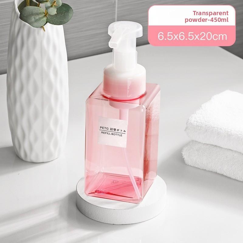 Facial Cleanser Foaming Machine, Hand Sanitizer, Shampoo, Body Wash, Portioning Bottle, Plastic Press-type Portable Mousse Foam Bottle