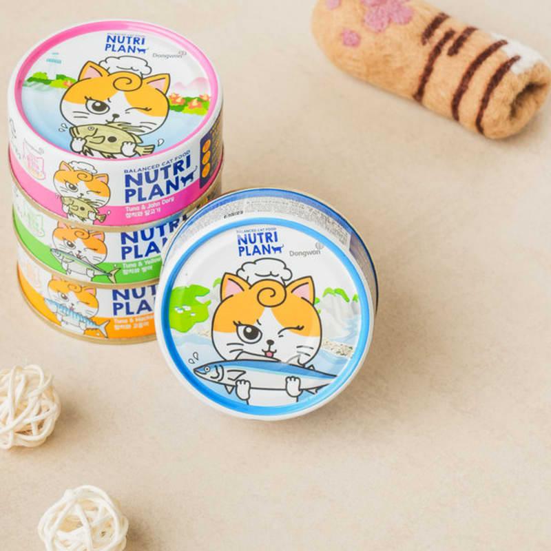 

[Pet] Dongwon Nutri Plan Tongyeong Tuna & Spanish Mackerel 90 G
