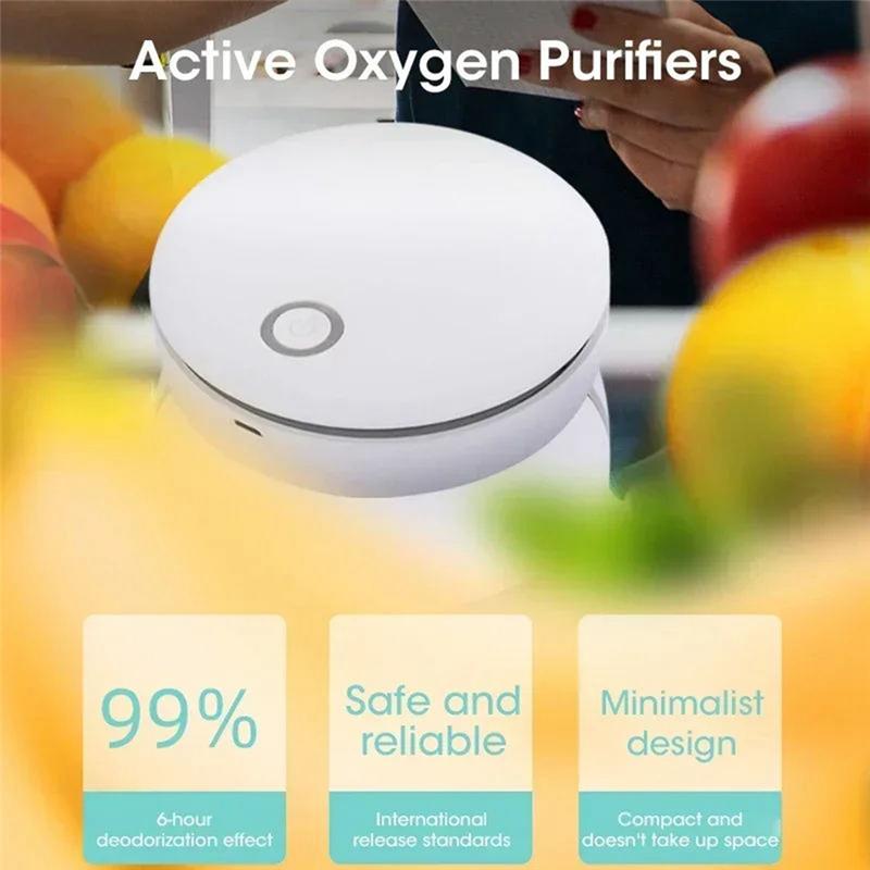 

GYTB-Многофункциональный портативный мини-очиститель воздуха для ванной комнаты, обувного шкафа–Дезодорация озоном, система подачи свежего воздуха белый