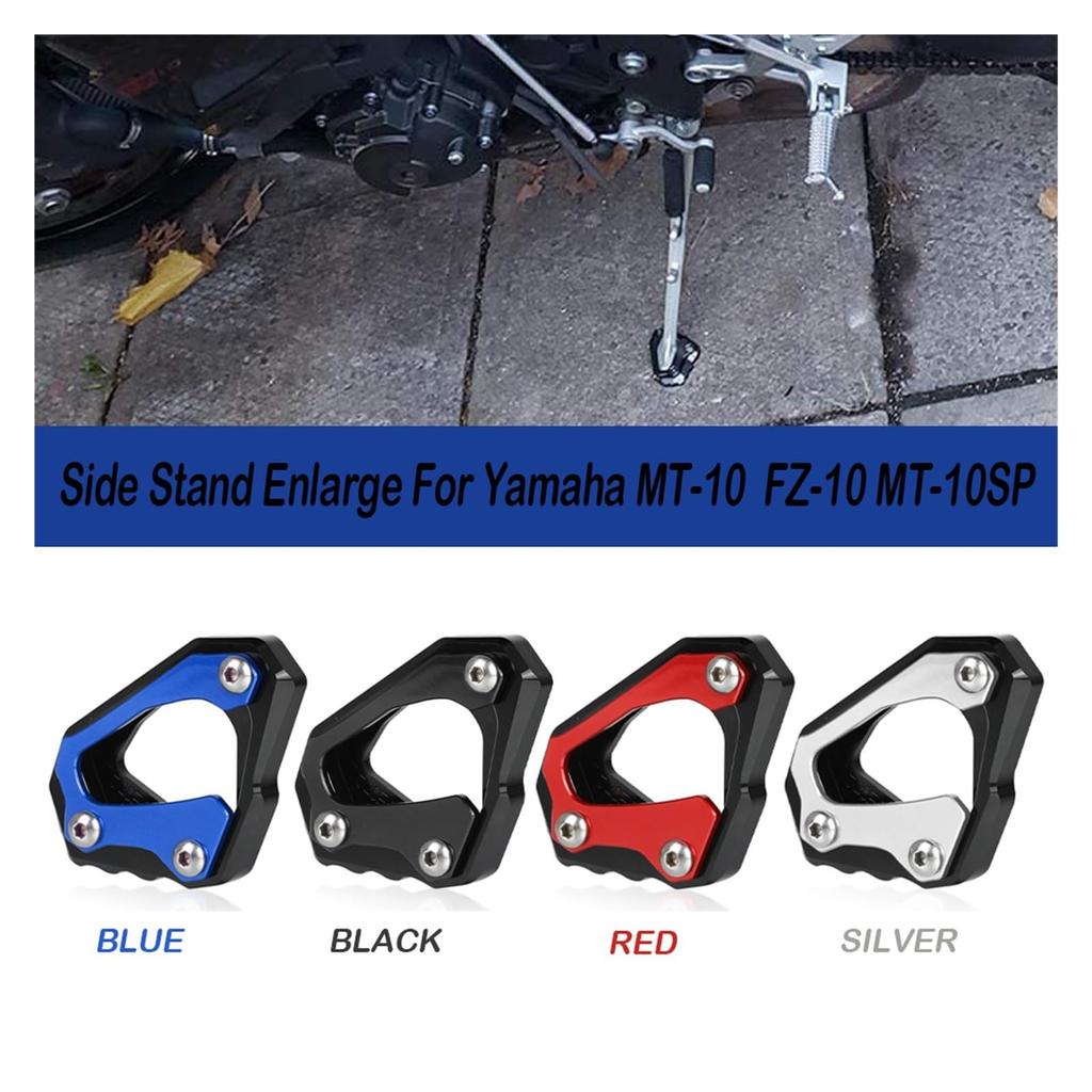 Motorcycle Side Stand Kickstand Plate for Yamaha MT10 MT 10 FZ10 2016-2022 MT-10SP MT10