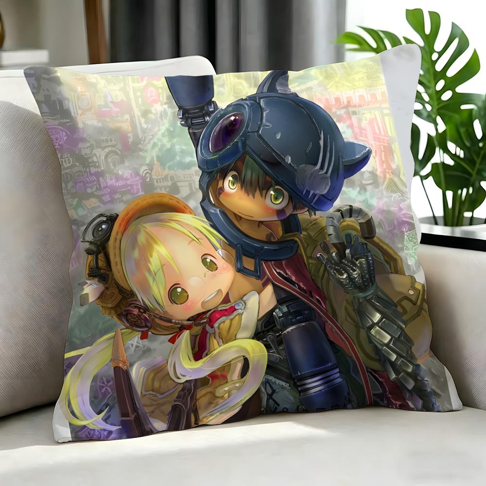 anime Made in Abyss Cushion Cover Cushion Cover Set Pcs x x x Pillowcase Decorative Sofa Home Decor
