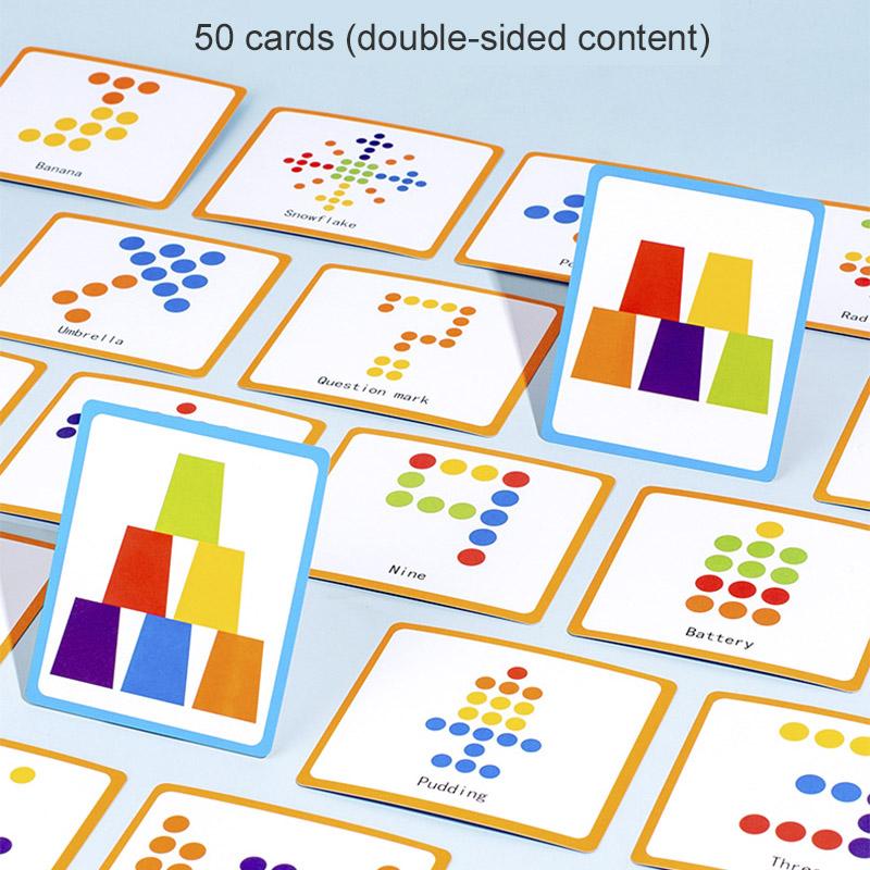 Children's Wooden Creative Thinking Color Cognitive Classification Cup Color Classification Stacking Cup Game Educational Toys