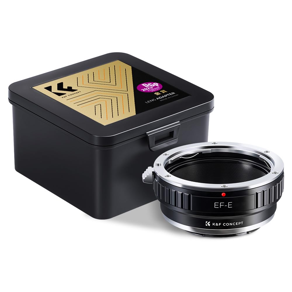 

Concept Mount Adapter Canon Compatible EOS EF Mount Lens to Sony Compatible E Mount NEX Camera Mounting Conversion Lens Adapter Manual Focus Infinity