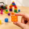 Transparent Magnetic Cubes Construction Toy Colorful Children's Educational Toy  Children