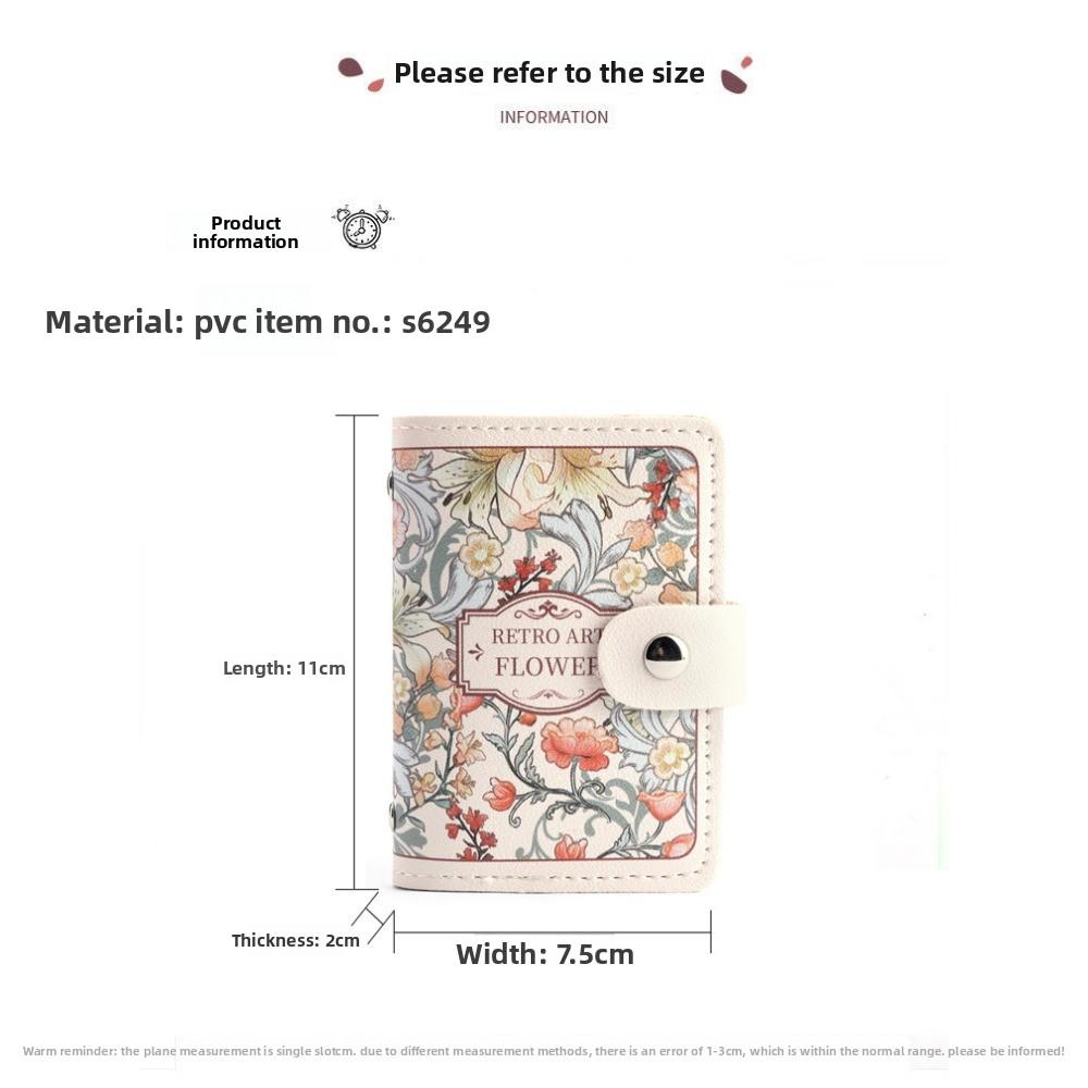 Personalized Large-capacity Multi-card ID Storage Bag Bank Card ID Card Bag