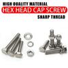 360pcs Stainless Steel Hex Bolt and Nut Set,sizes M5/M6/M8,lengths:16mm,20mm,30mm,40mm,suitable for household and industrial use