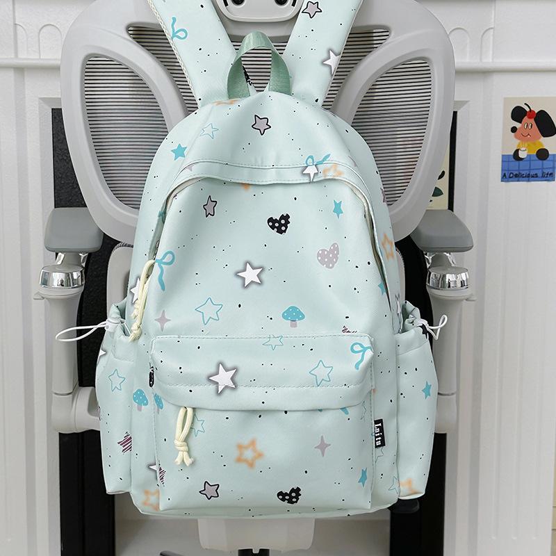 Schoolbag High-value Schoolbag Large Capacity Korean Version of Junior High School Students Female College Students Backpack Ins Wind High School