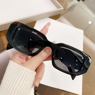 Neue Vintage quadratische Sonnenbrillen für Damen Herren Retro rechteckige Sonnenbrillen ovale Brillen Unisex Mode Brillen