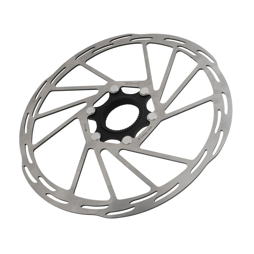 Bike Disc Brake Rotor 203mm Durable Rustproof Metal Hollowed Design 203mm Disc Brake Rotor Mountain Bike