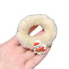 Christmas Reindeer Plush Scrunchies - Cartoon Hair Ties & Accessories, Set of 20