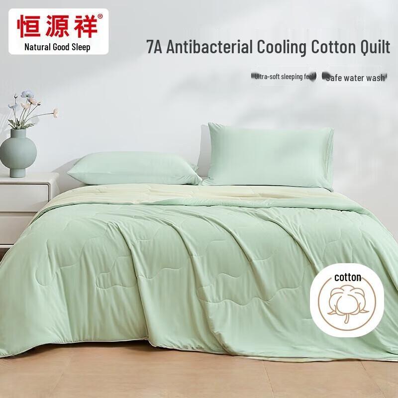 

Hengyuanxiang Antibacterial Cool-Touch Cotton Summer Comforter