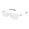 Gucci Optical Glasses [Available Prescriptions] Movable Nose Pads 001 (silver Frame/transparent Lens) 55 Dust Bag + Glasses Case (random Color)
