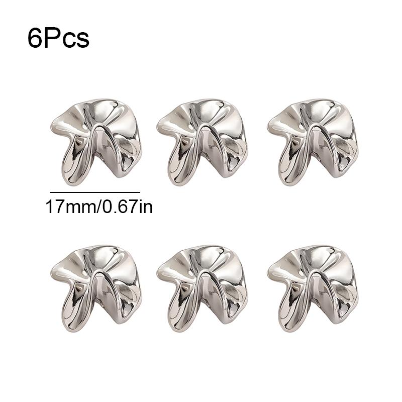 6PCS Decorative Button Irregular Button 17/24MM Fashionable and Simple Clothing Accessories