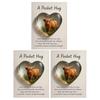 Highland Cow Pocket Hug Mini Heart Shaped Highland Cow Ornament with Inspirational Card Heartfelt