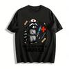 Feral But Still A Nurse Raccoon Print Nurse Life T-Shirt Pure Cotton T-shirt