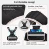 Adjustable Reflective Weighted Vest for Fitness Training