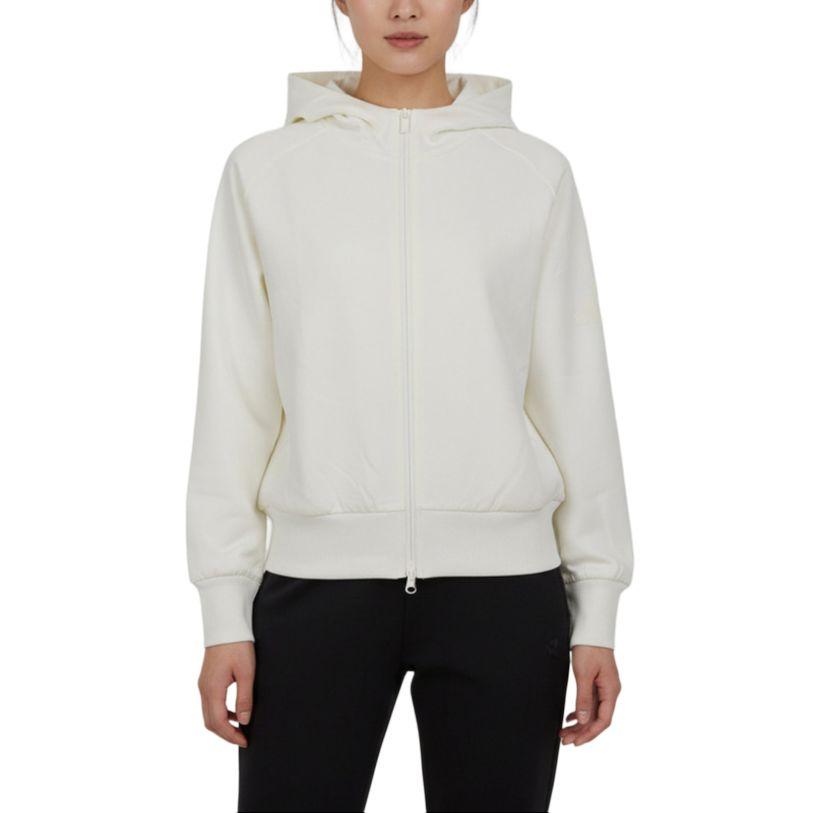 

Adidas Womens Solid Color Sports Fitness Hooded Long Sleeve Jacket Women jackets KT-3123 XL