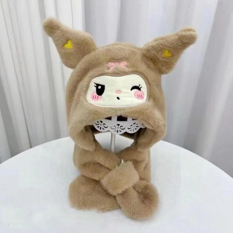 

Kuromi Girls Winter Hat & Scarf Set