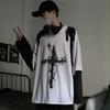 Clothes Long Sleeve Oversize T-shirt Mall Goth Tops Japanese Korean Streetwear Men Women Aesthetic Grunge Clothes