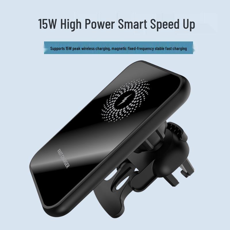 Magsafe Magnetic 15W Wireless Car Charger Mount for Apple iPhone 16