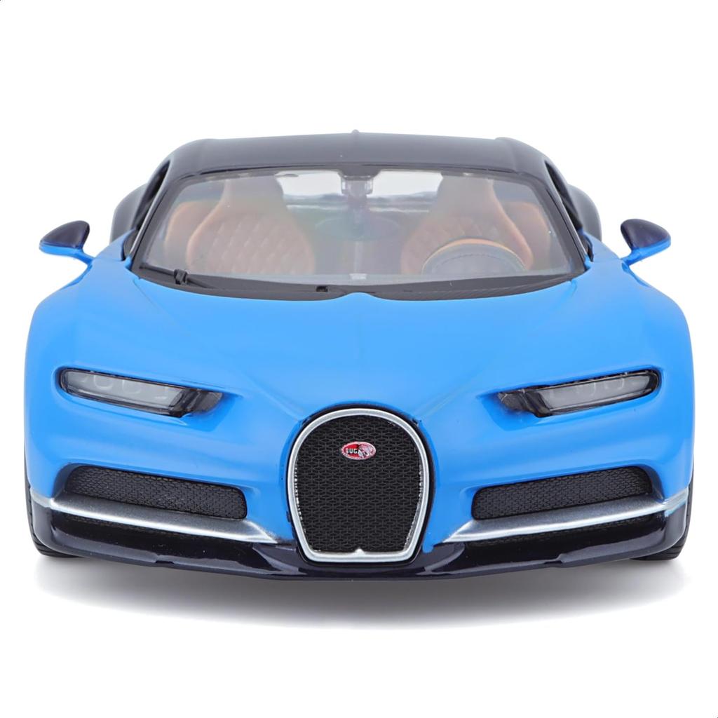 Maisto 1/24 Bugatti Chiron 2015 Blue / Diecast Model Car, Finished Product, 31514 BU