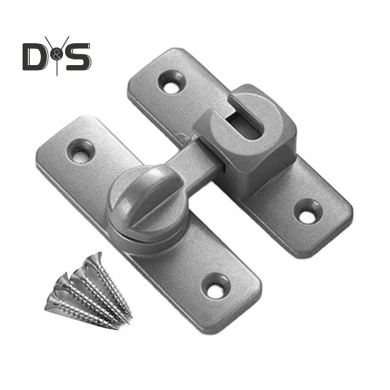 Barn Door Lock Simple Installation Anti-Theft Heavy Duty Bar Gate Latches Safety Slide Door Lock for Bathroom Garden