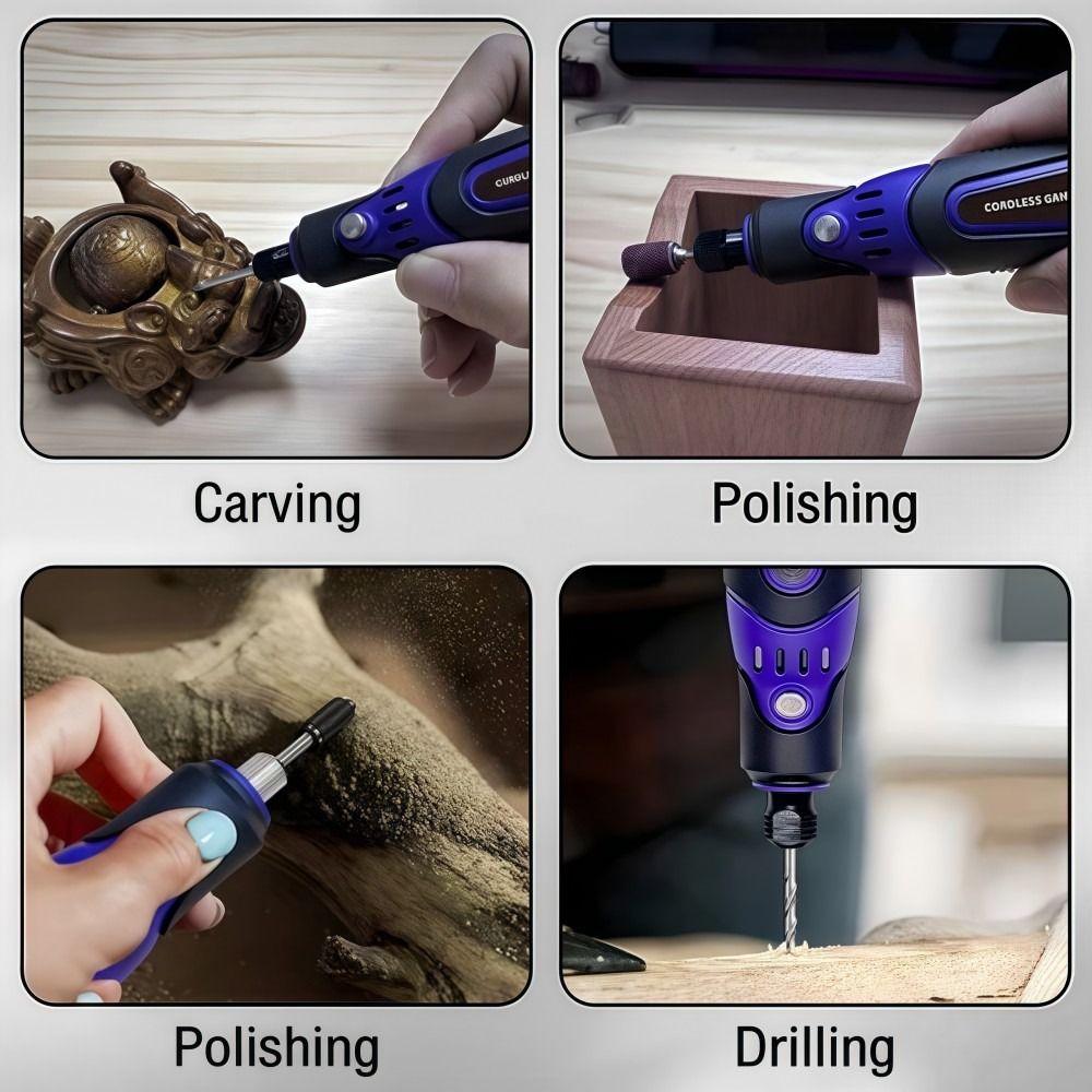 Cordless Power Rotary Tools Set Mini Engraver Tool  Set Rotary Tool Kit  Grinding/polishing/carving