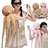 40/60/80cm Cartoon Giant Long Legs Octopus Plush Doll Pillow Warm Hug Super Soft Yellow Pink Marine Animal Plush Toy Home Decor