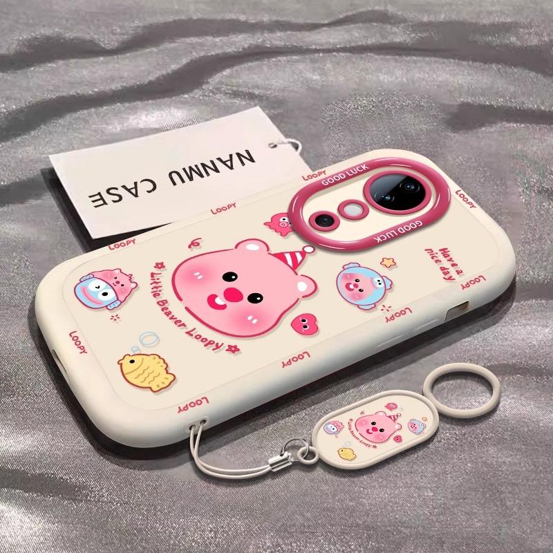 For Vivos19pro Anti-fall X100 Mobile Phone Case X90s Cartoon Ruby X80Pro Cute and Cute X70 New Style X60
