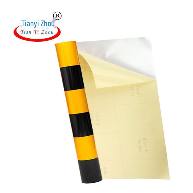 Tianyi Zhou Yellow-Black Reflective Safety Film