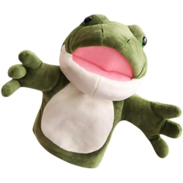 Ludus Felix Hand Puppet [Inspected by Domestic Inspection Agency] Puppet Show Glove Puppet Ventriloquism Stuffed Toy (Frog)