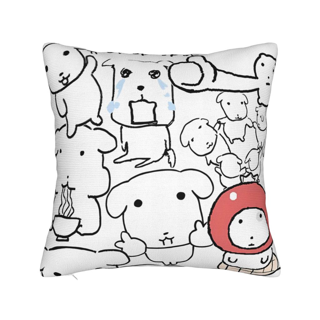 Cute GANADI Pillow Cover Print Cushion Cover Novelty Pillow Case For Living Room Sofa