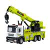 Heavy-Duty Rescue Tow Truck Toy with Retractable Tow Hook Realistic Sound Effects and Liftable Flatbed for Boys and Girls Ages 6 and Up Ideal Gift