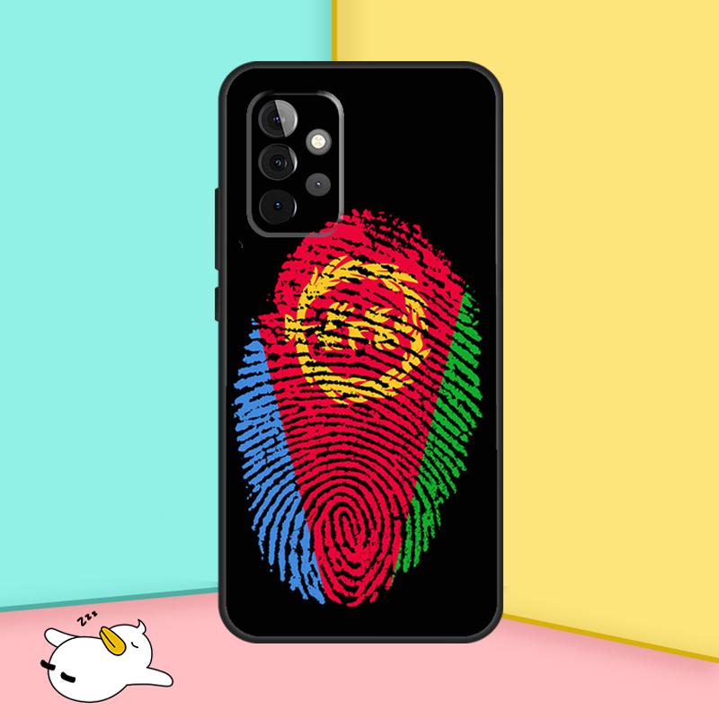 Eritrea Flag Case For Samsung Galaxy A15 A55 A35 A52 A32 A12 A16 A26 A36 A56 A53 A33 A13 A14 A34 A54 A17
