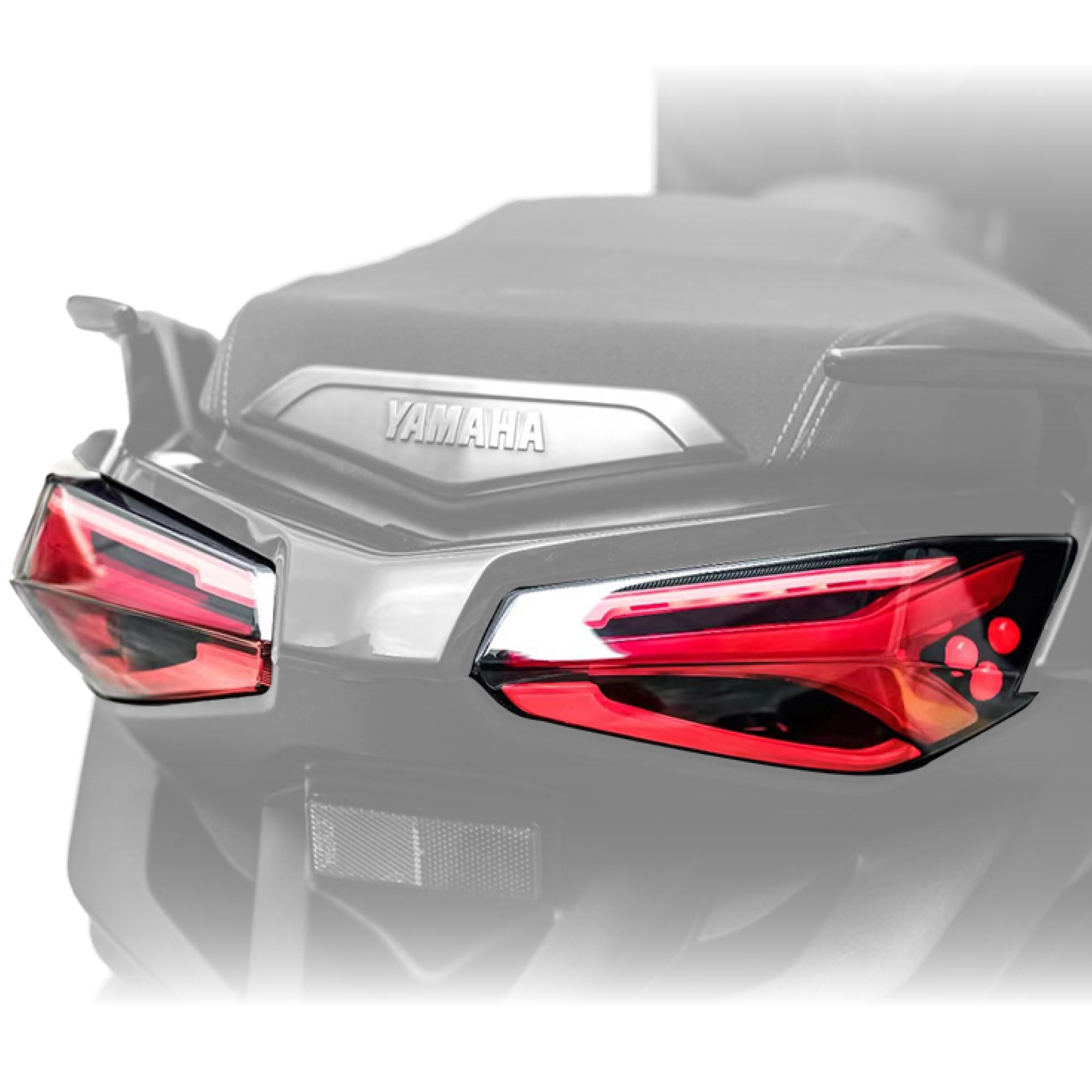 

Задние фонари CyberLED для 2023 Yamaha Кастомные задние фонари с последовательным перетекающим поворотом Полностью светодиодные Открывающиеся Дымчатые задние фонари для модельных годов X-MAX,