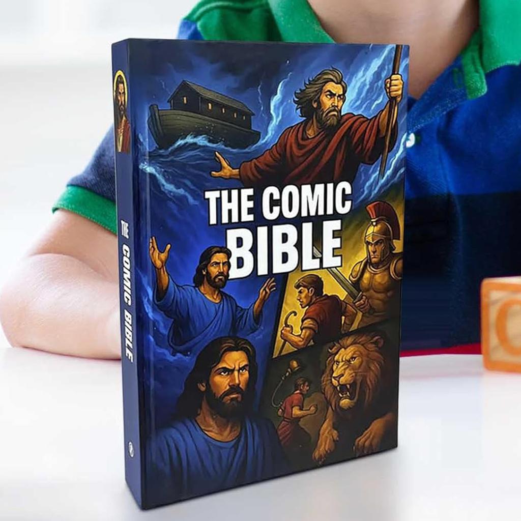 Die Comic-Bibel für alle Altersgruppen, Neues Vollfarbig Illustriertes Bibel-Comicbuch, von Genesis bis Offenbarung mit Vollständigen, Christlichen G
