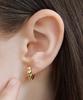 Byhyeres Mellow Twist Single One-Touch Earrings (Yellow) Bh7E64745Ybxxx