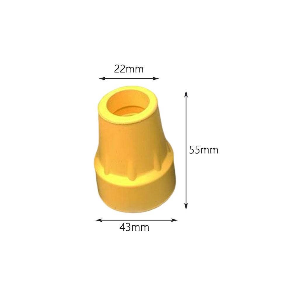 4 Pieces 7/8inch Rubber Cane Tips AntiSlip Base Replacement Professional for Uneven or Loose Ground Wear Resistant Thick