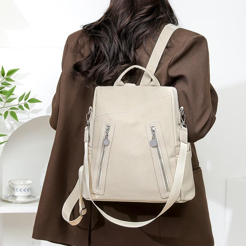 Doppelschultertasche - Damenrucksack - Retro-Stil - Beliebt - Großes Fassungsvermögen - Lässige Reisetasche