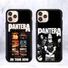 P-Pantera Muziekband Telefoonhoesje Draadloos Opladen PC+TPU Voor iPhone 11 12 13 14 15 16 17 Pro Max Plus hoesje