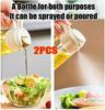 2 In 1 Pour Spray Sprayer Kitchen Fryer Air Spray Oil Dispenser Bottle for Olive Oil Cooking Frying BBQ Camping Large Capacity
