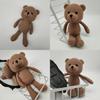 Children Knit Handmade Bear Soft Plush Animal Toy Playroom Decor Birthday Gift