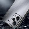Για Xiaomi Redmi Note 12 Pro+ 5G Θήκη Τηλεφώνου TPU Μπροστινός Προφυλακτήρας Κράμα Αλουμινίου Πίσω Βουρτσισμένη Θήκη Τηλεφώνου