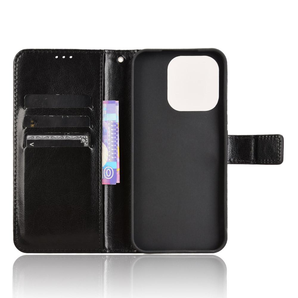For Honor X60i 5G Case Crazy Horse Texture PU Leather Phone Wallet Cover