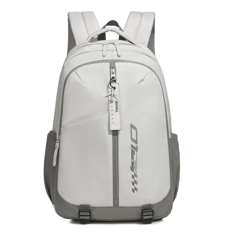 Lightweight Men's Color Block Backpack Large Capacity Student Schoolbag Computer Backpack