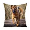 German Shepherd Dog Printing Polyester Pillowcase Home Sofa Office Chair Pillow Cover Decorative Cushion Cover 45X45Cm